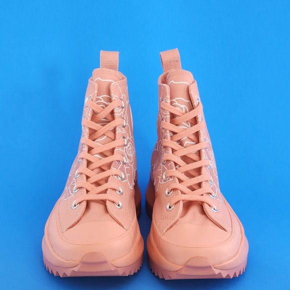 Converse Run Star Hike High 'Natasha Cloud Floral' Platform Sneakers 571877C NWT - Picture 6 of 6